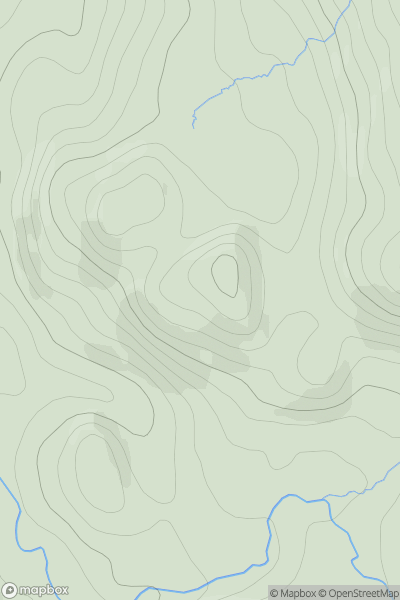 Thumbnail image for Torr na h-Iolaire [Loch Maree to Loch Broom] showing contour plot for surrounding peak